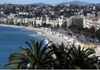 The beach at Nice