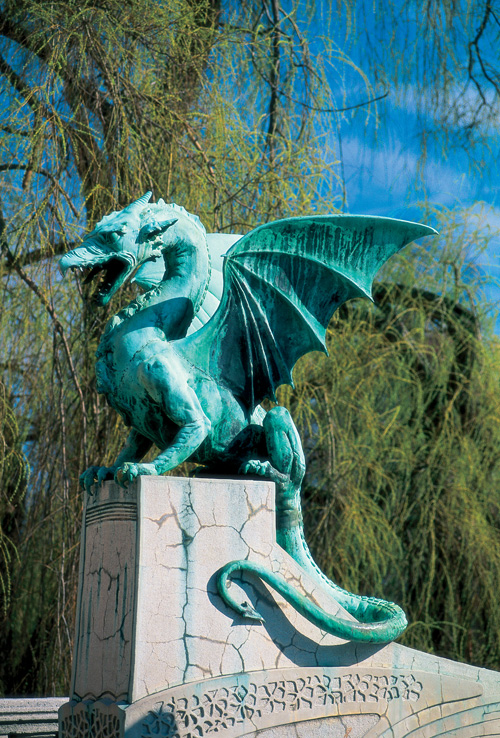 Dragon - the symbol of Ljubljana(Author -  J. Skok)
