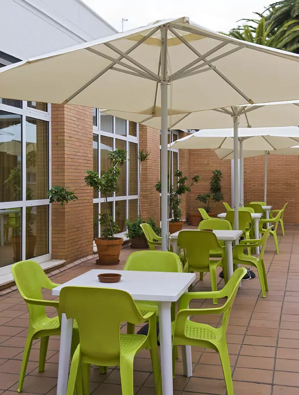 Albergue Inturjoven Sevilla terrace Albergue Inturjoven Sevilla terrace