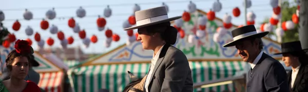 Ambiente de feria de Abril en Sevilla Ambiente de feria de Abril en Sevilla