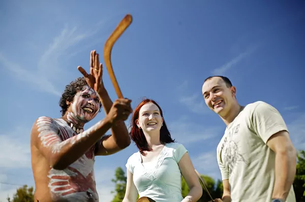 Boomerang throwing
