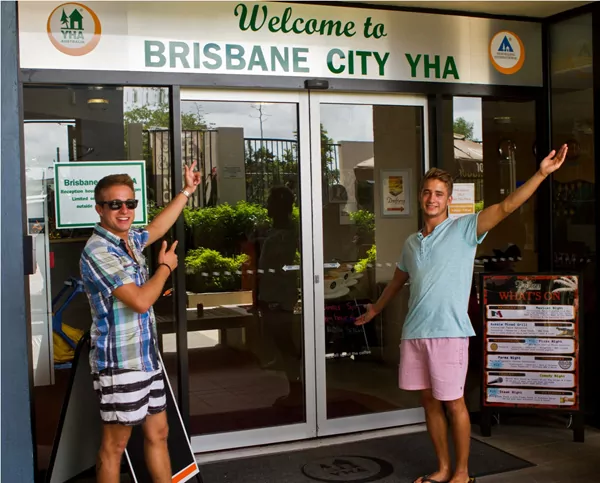 German twins in Australia at Brisbane
