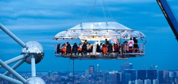 Amazing Dinner in the Sky Restaurant Belgium (1)