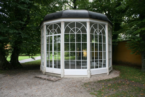 The famous gazebo from The Sound of Music