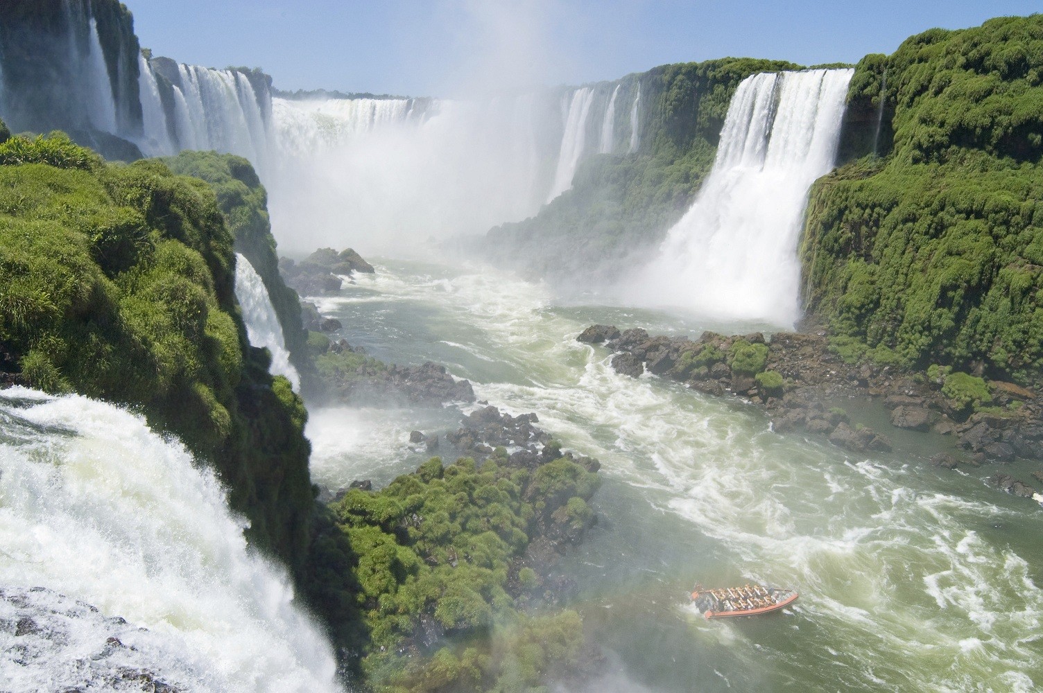 Iguaçu Falls boat ride