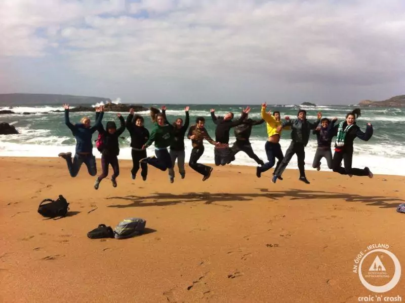 Craic n Crash at the beach