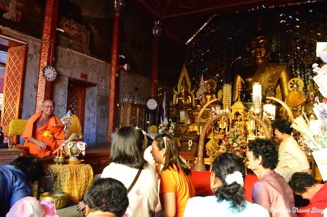 Smiling Monk Blessings in Thailand - Peanuts or Pretzels