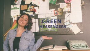 green messenger poster PURPLE (1 of 1)