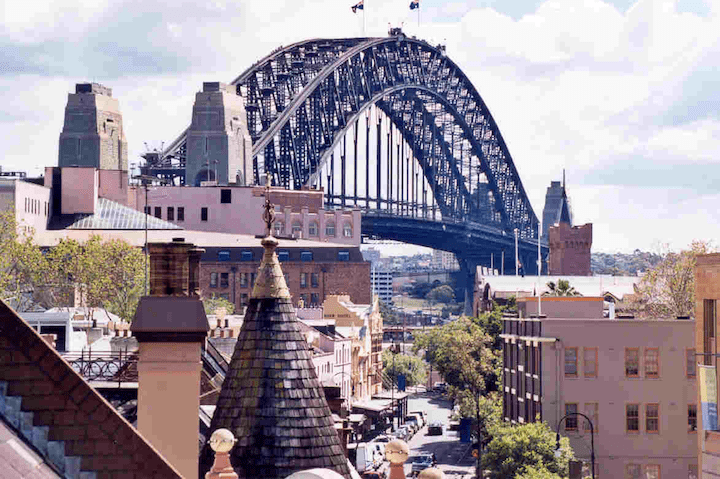 The Rocks precinct in Sydney