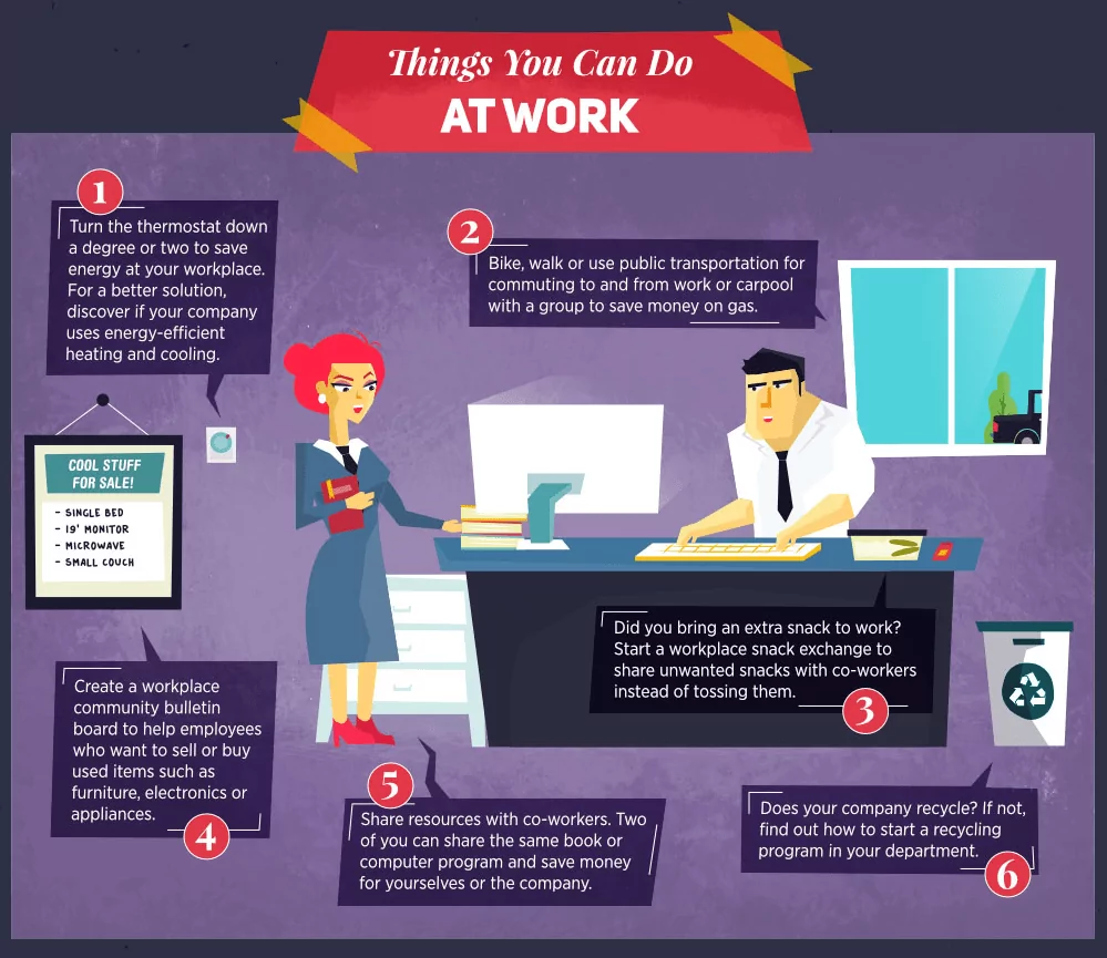 Things you can do at work