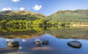 Loch Lubnaig situated in Loch Lomond & The Trossachs National Park