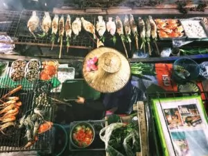 Floating Market in Bangkok