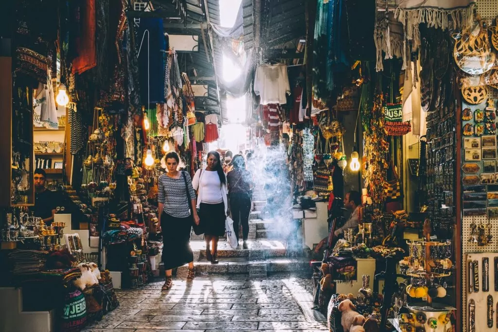 cotton merchants' market, jerusalem